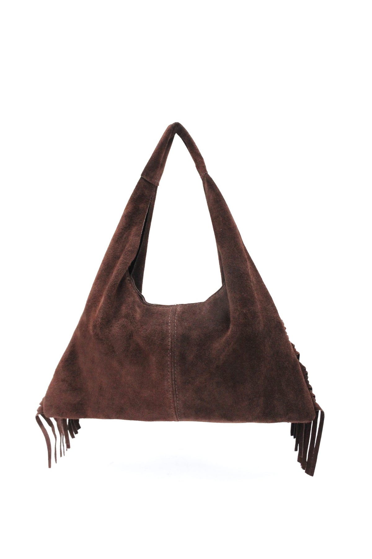 Italian Genuine Suede Fringe Crossbody Shoulder Bag image 12