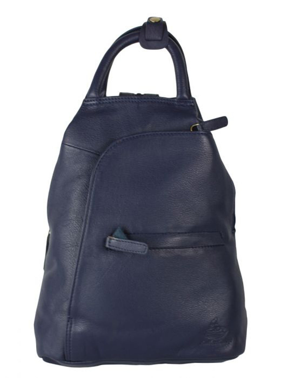 Sleek Minimal Design Genuine Leather Backpack image 0
