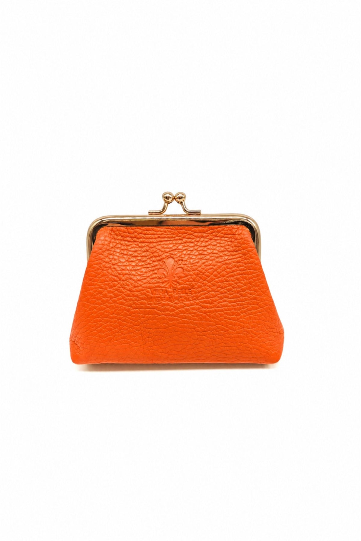 Genuine Italian Leather Coin Purse with Kiss Lock Frame image 39